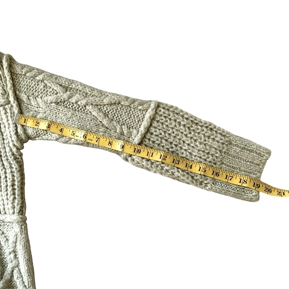ZARA Cardigan Knit Sweater Jewel Buttons Long Sleeve Pistachio Green Women M - Picture 9 of 12